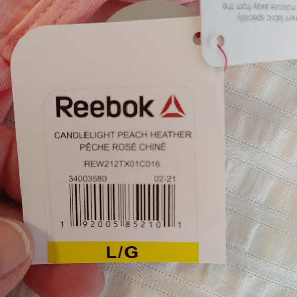 NWT Reebok Women's Peach RacerBack Active Tank - Picture 10 of 12